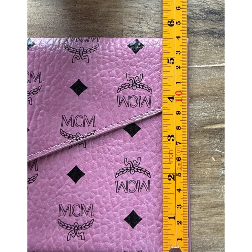 MCM Pink Logo Envelope Clutch - Picture 5 of 5